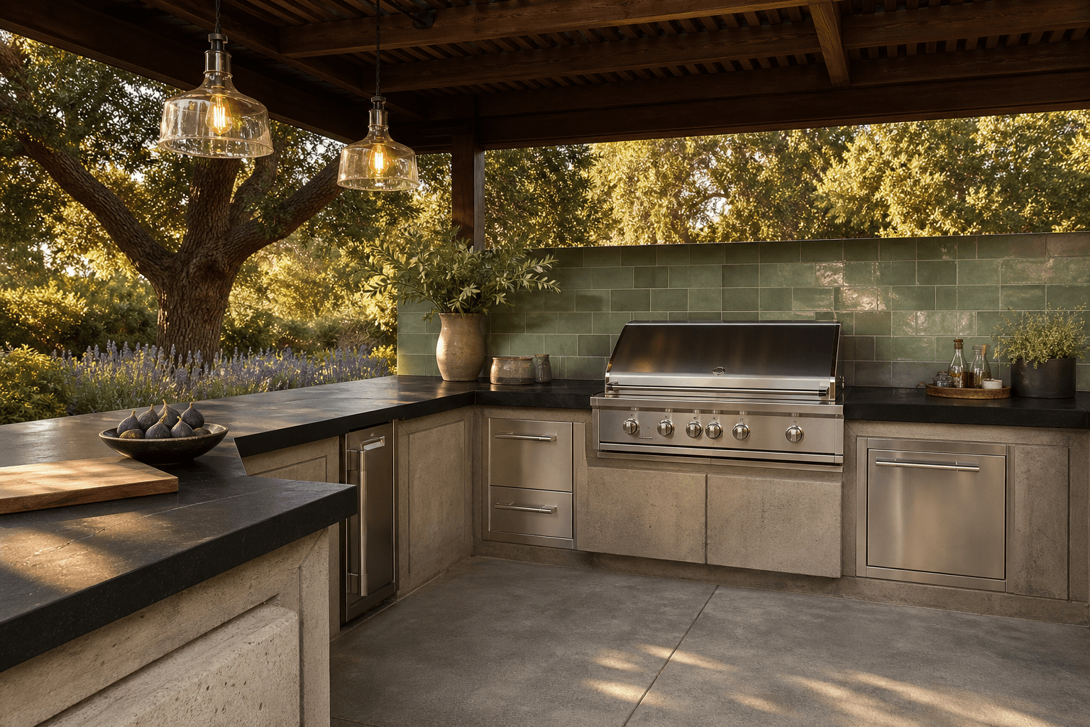 Outdoor Kitchens material detail