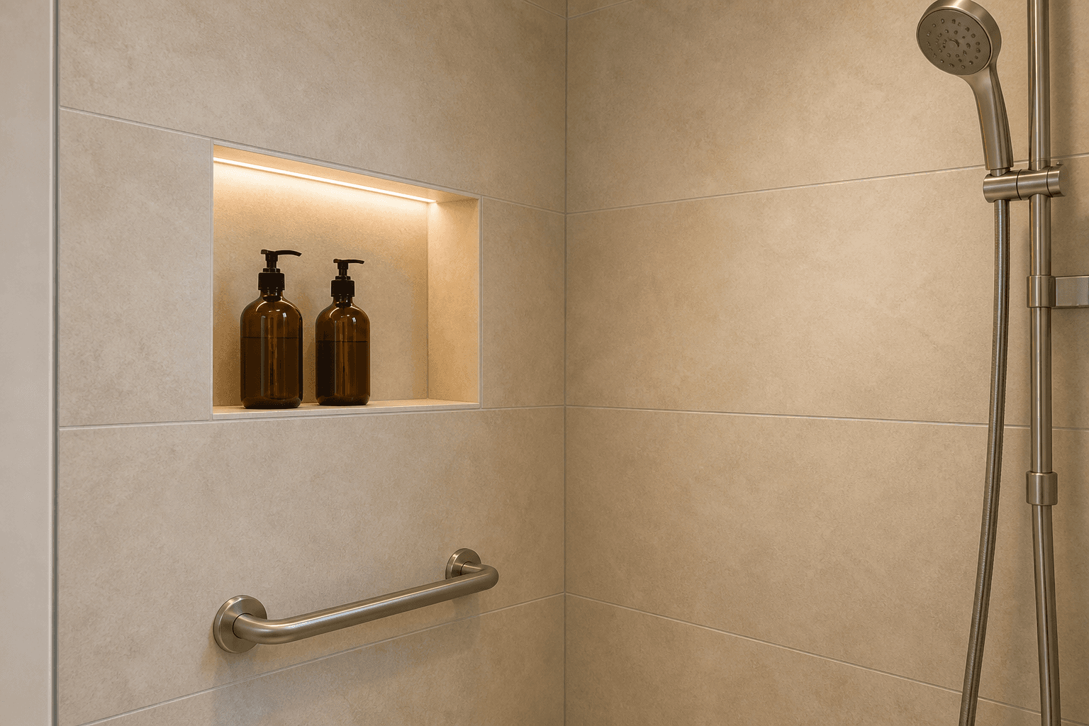 Mitered porcelain corner