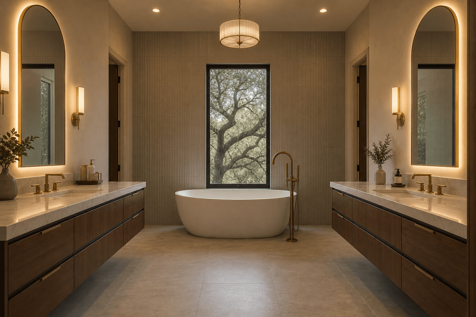Symmetrical primary bath · Granite Bay