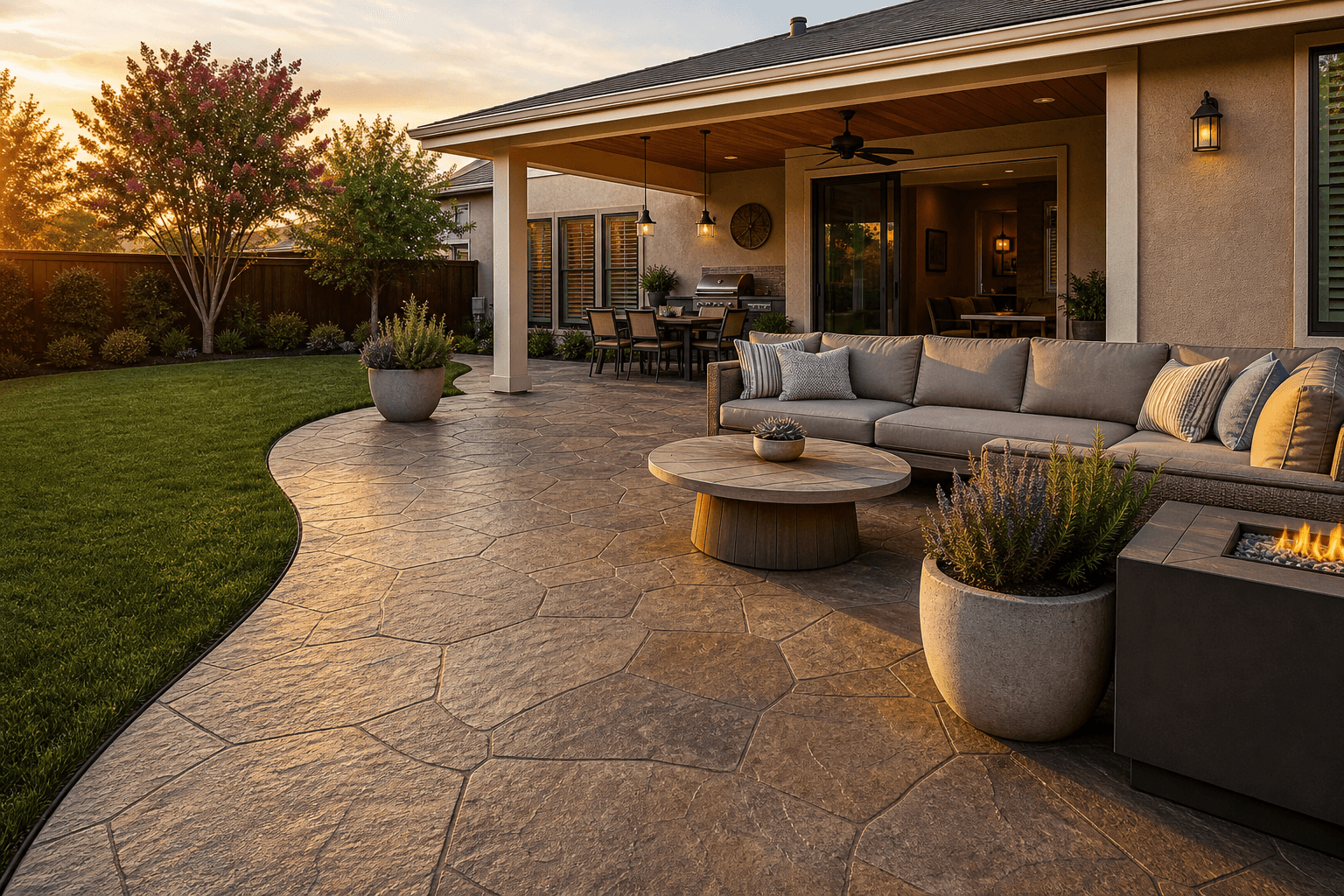 Concrete Patios project example