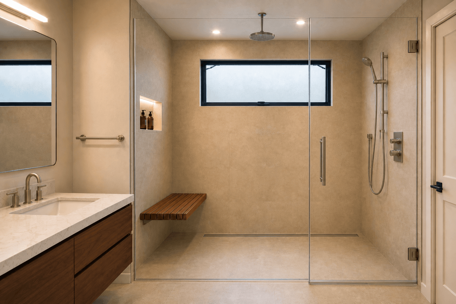 Tub-to-shower conversion · Granite Bay