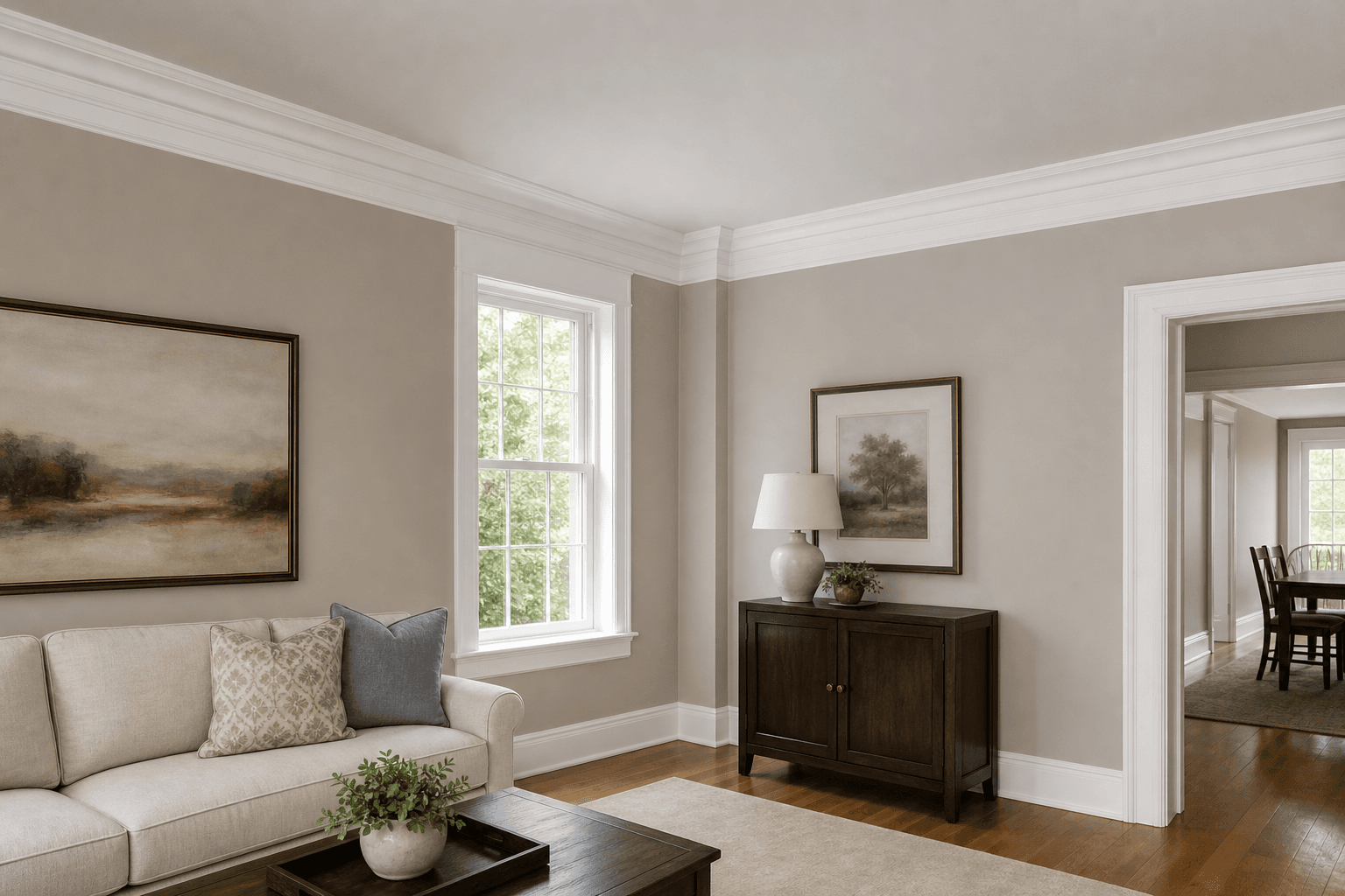 Crown Molding + Trim project example